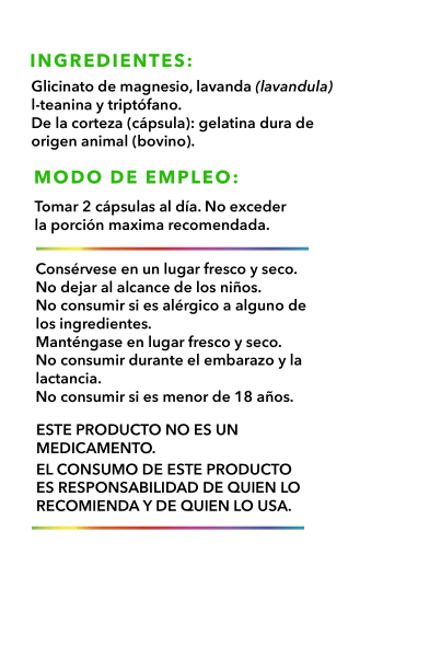 L-Teanina con Glicinato de Magnesio, Triptófano y Lavanda | Suplemento Natural en Cápsulas – 180 cápsulas (3 meses)
