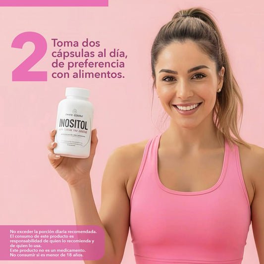 Inositol 40:1 con Ácido Fólico, Zinc y Magnesio | Suplemento en Cápsulas – 180 cápsulas (3 meses)